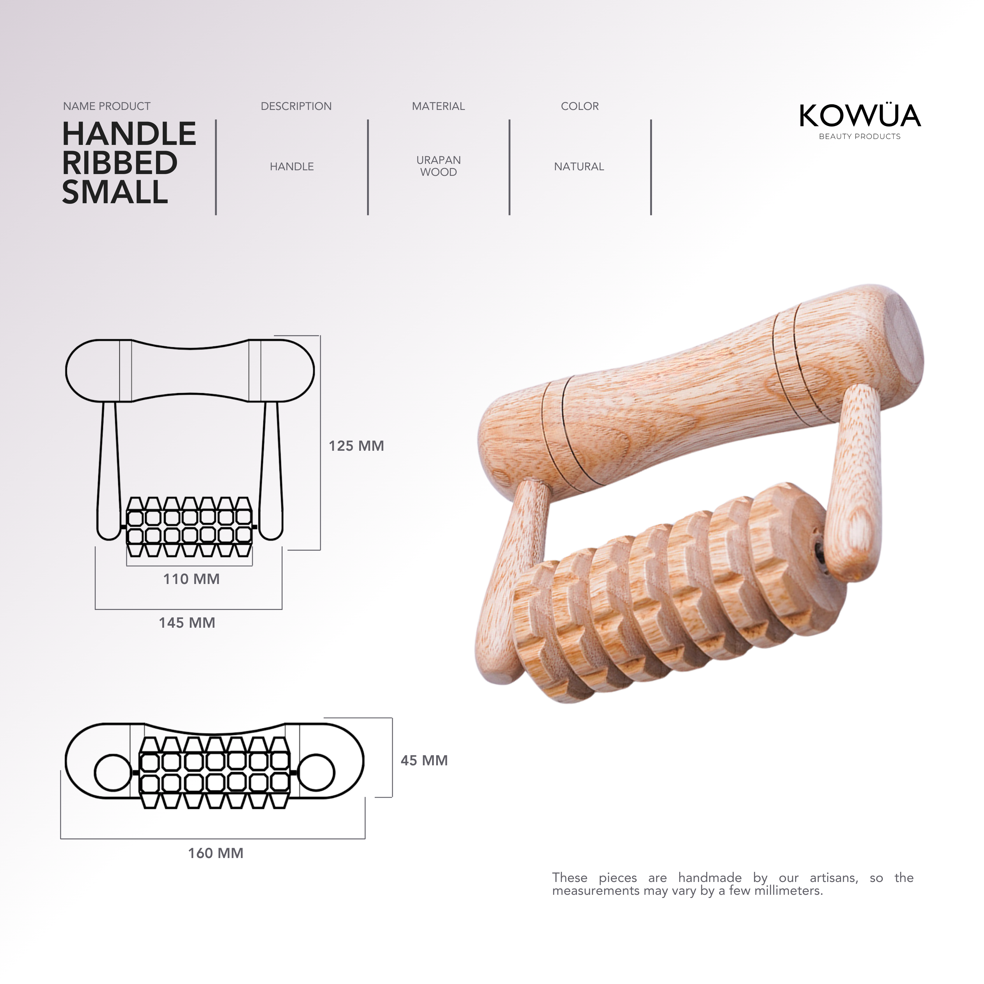 Handle Ribbed Small